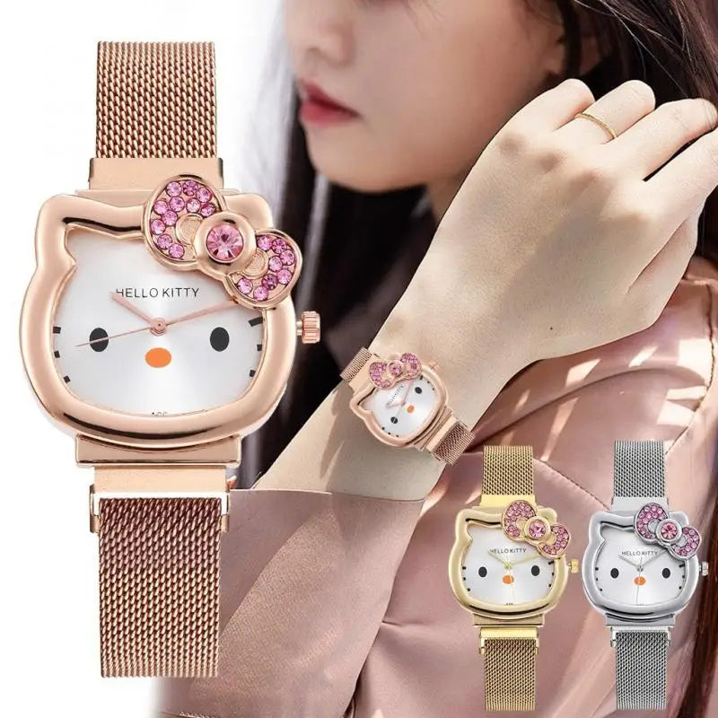 Reloj Diamante Hello Kitty