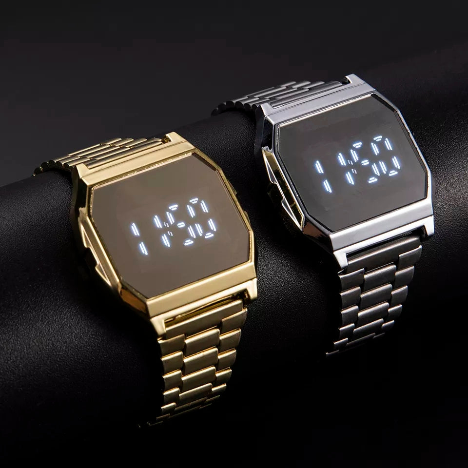 Reloj Digital Led Metalico