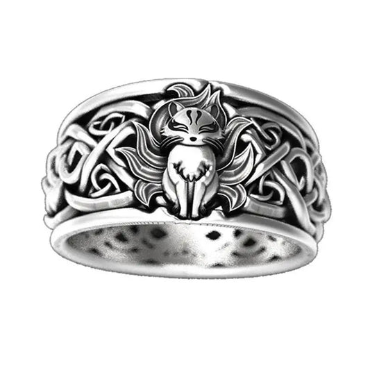 Anillo de zorro de nueve colas Vintage - ShoppBolivia