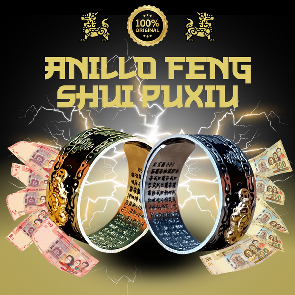 ANILLO FENG SHUI PIXIU DE LA RIQUEZA ACERO INOXIDABLE - ShoppBolivia