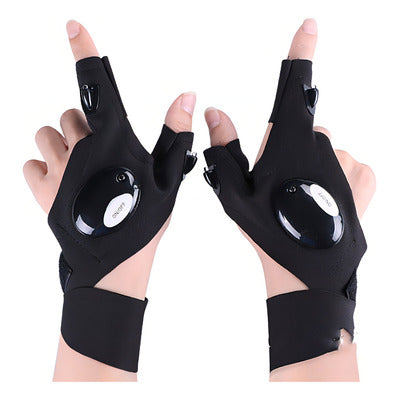 Guantes con luces LED impermeables