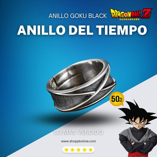 ANILLO GOKU BLACK UNISEX AJUSTABLE ORIGINAL