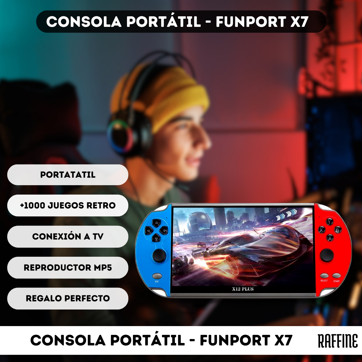 CONSOLA PORTATIL GAME MOVIL X7