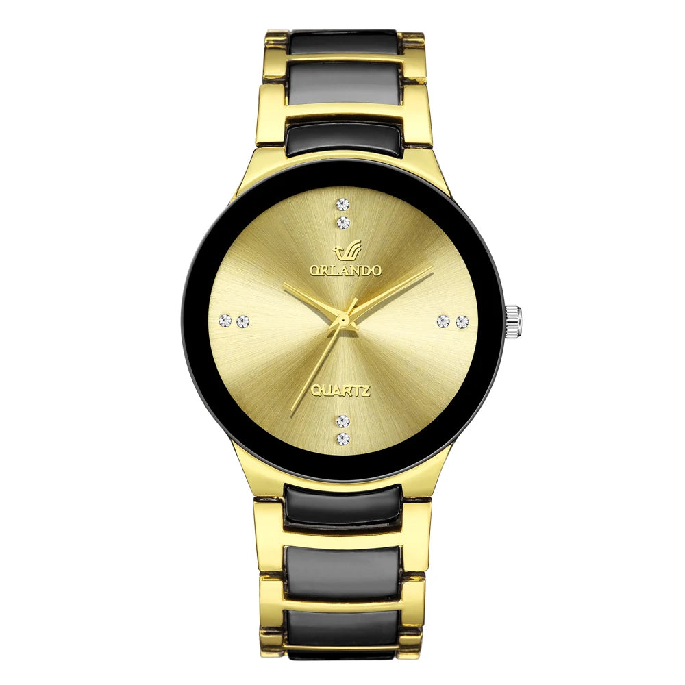 💥 EDICIÓN LIMITADA!❗️ Orlando™ Reloj Suizo De Lujo En Oro