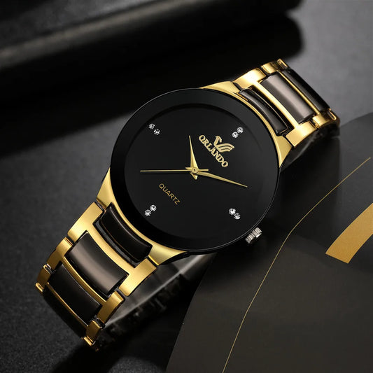 💥 EDICIÓN LIMITADA!❗️ Orlando™ Reloj Suizo De Lujo En Oro