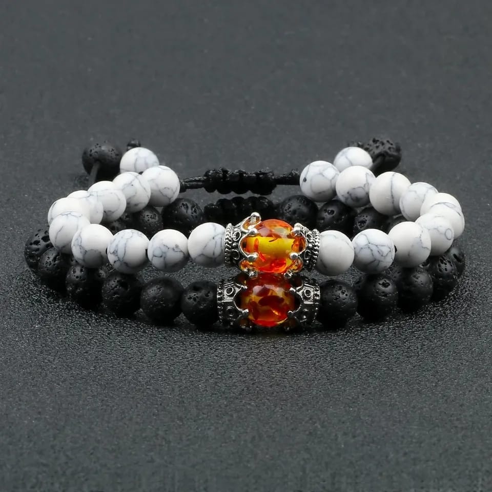 Pulsera lava pareja - ShoppBolivia