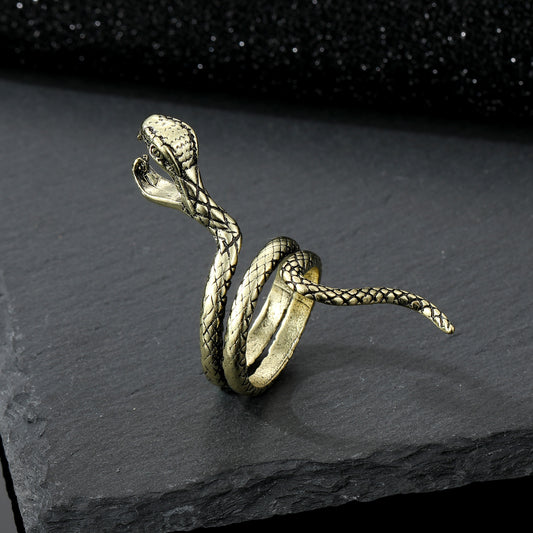 Anillo serpiente Dorado - ShoppBolivia