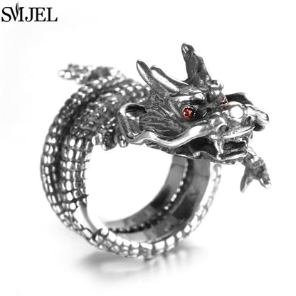 Anillo Dragon Plateado - ShoppBolivia