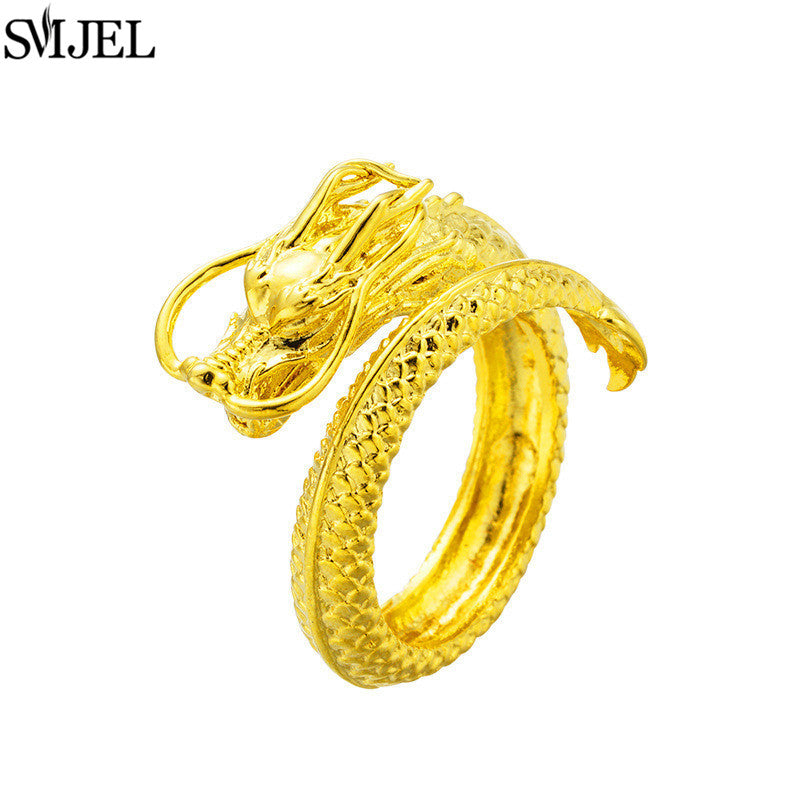 Anillo Dragon Dorado - ShoppBolivia