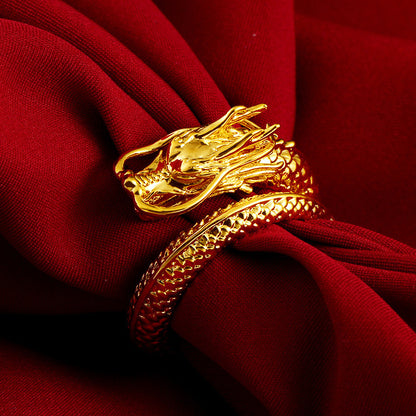 Anillo Dragon Dorado - ShoppBolivia