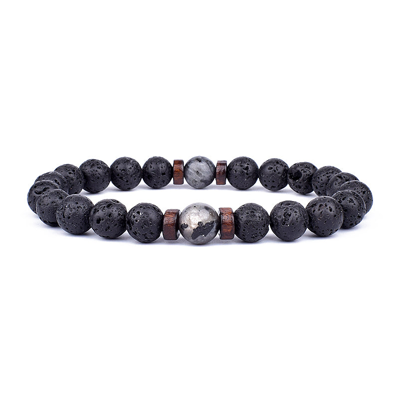 Pulsera Piedras Volcanicas - ShoppBolivia