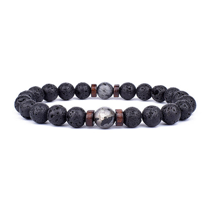 Pulsera Piedras Volcanicas - ShoppBolivia