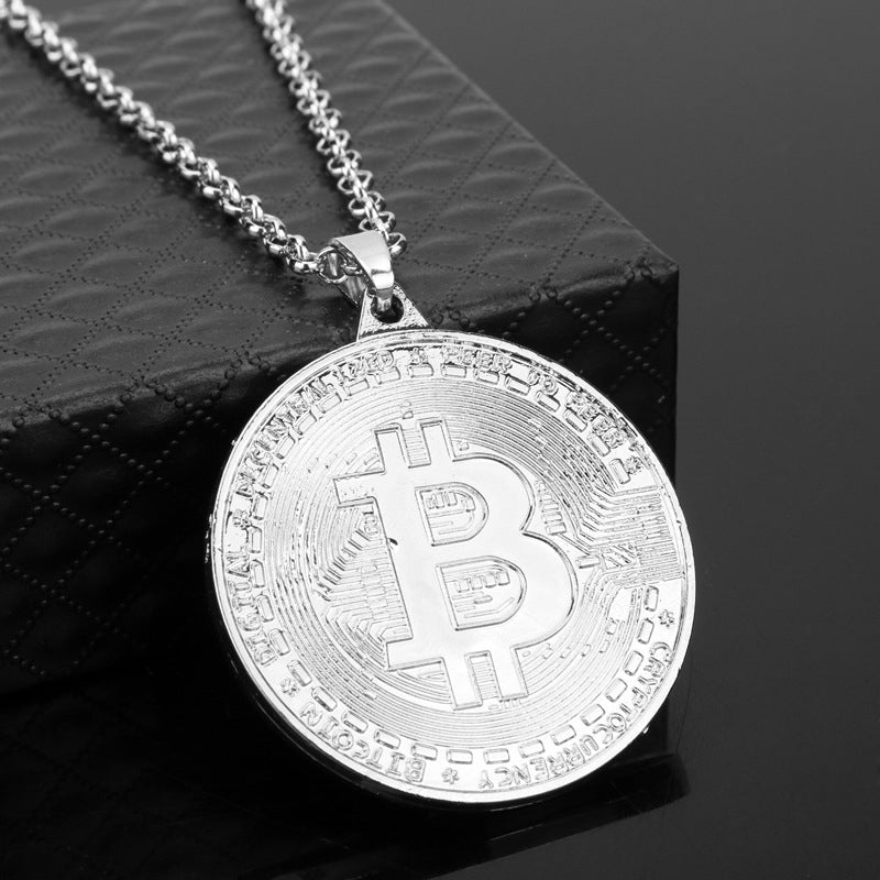 Collar Moneda Bitcoin - ShoppBolivia