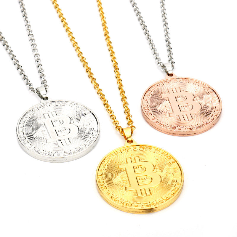 Collar Moneda Bitcoin - ShoppBolivia