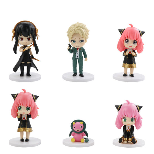 Figura Anime spyxfamily set 6piezas - ShoppBolivia