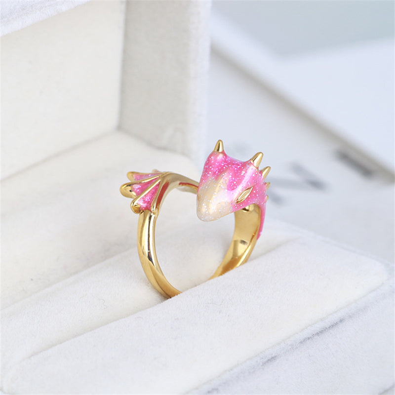 Anillo Dragonite rosado - ShoppBolivia