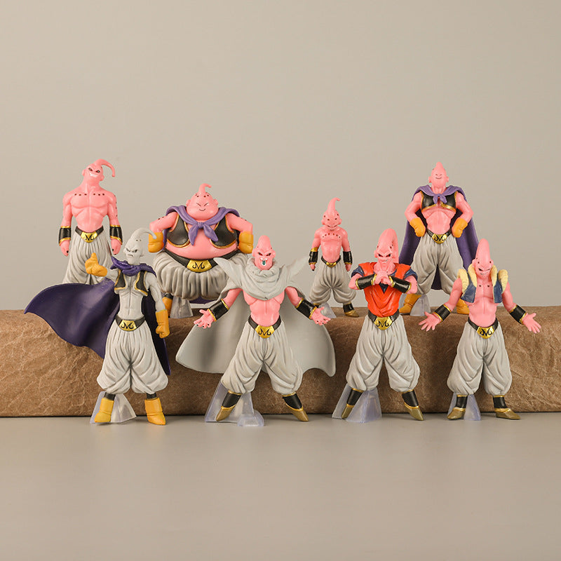 Figura Dragon Ball Z Majin Buu 8piezas 11-7cm - ShoppBolivia