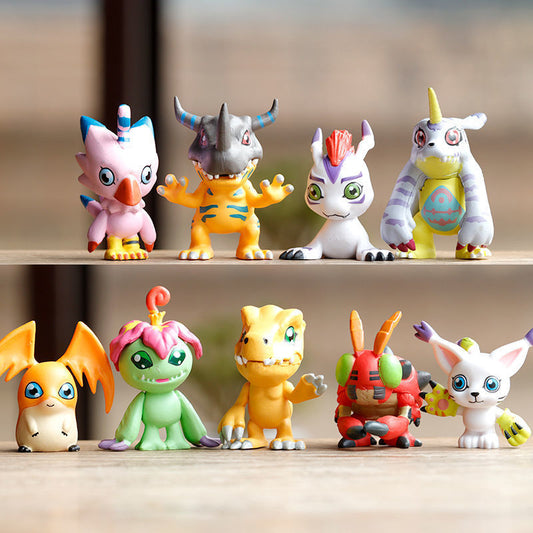 Figuras Digimon 5-7cm lote de 9piezas - ShoppBolivia