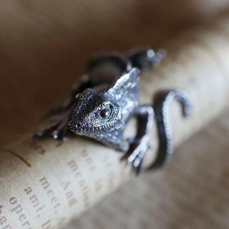 Anillos de lagarto Iguana Vintage - ShoppBolivia