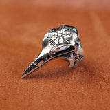 Anillo Cuervo Vikingo - ShoppBolivia