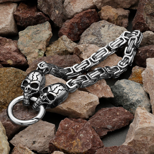 Pulsera Calavera Acero Inoxidable - ShoppBolivia