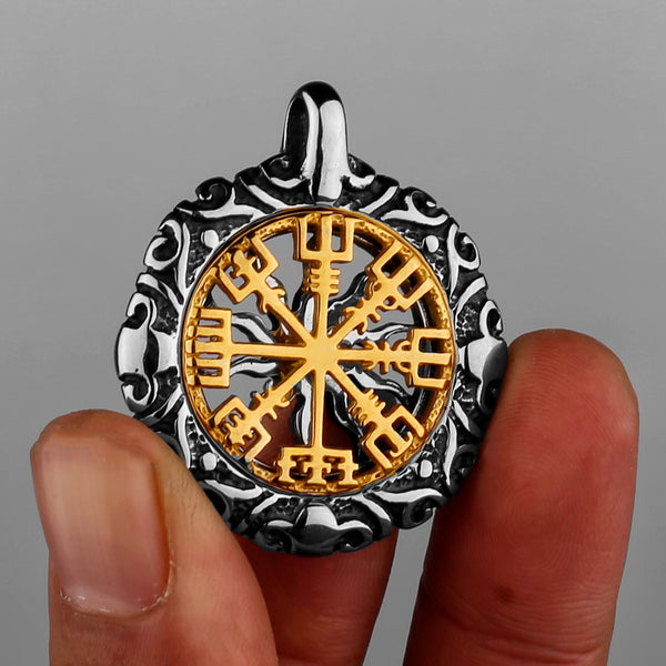 Amuleto de runa vikinga Original de acero inoxidable - ShoppBolivia