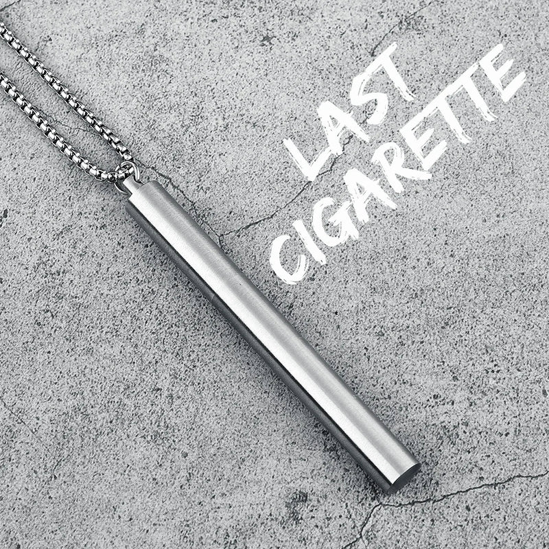Collar de cigarrillo One Last Acero Inoxidable - ShoppBolivia