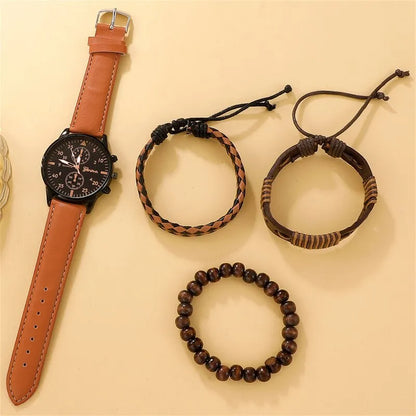 Reloj cuarzo de pulsera de lujo para hombre