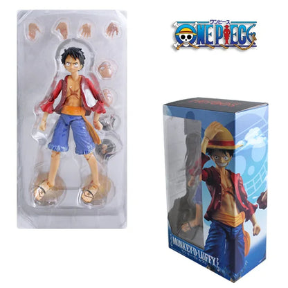 Figura accion One piece Luffy articulable 18CM - ShoppBolivia