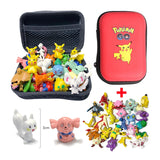 Figuras Pokemon 24piezas 2-3CM + Estuche - ShoppBolivia