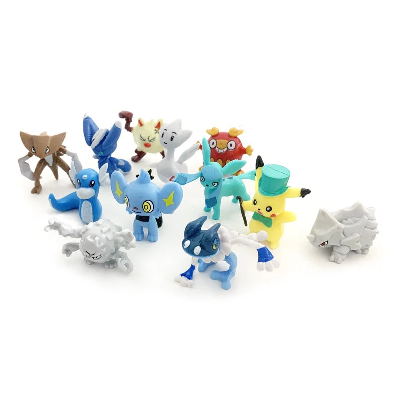 Figuras Pokemon 24piezas 2-3CM + Estuche - ShoppBolivia