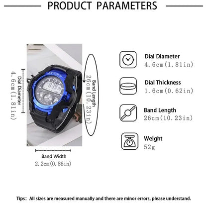 RELOJ CUARZO DEPORTIVO CONJUNTO 3PIEZAS