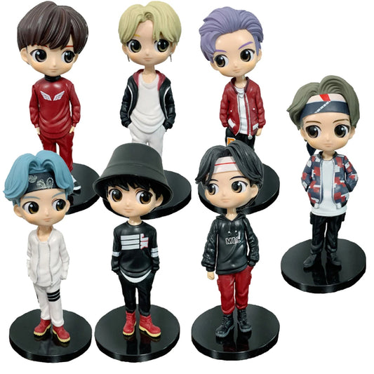 Figuras de acción KPOP BTS de 15 cm