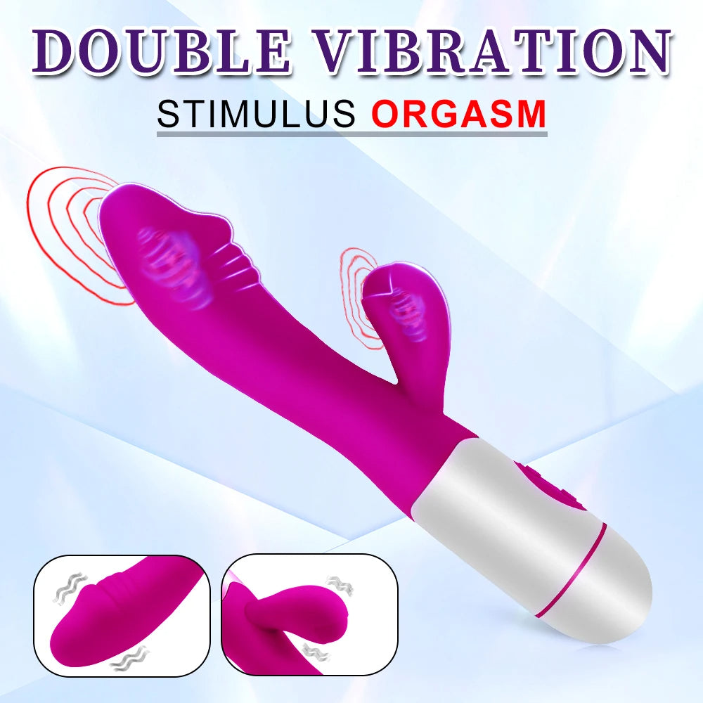 Vibrador de conejo recargable Juguete