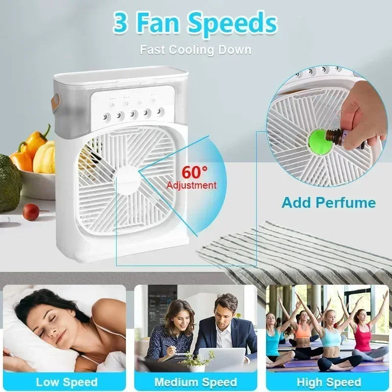 Mini Ventilador y Aire Acondicionado ¡RELAJATE CON LA FRESCURA!