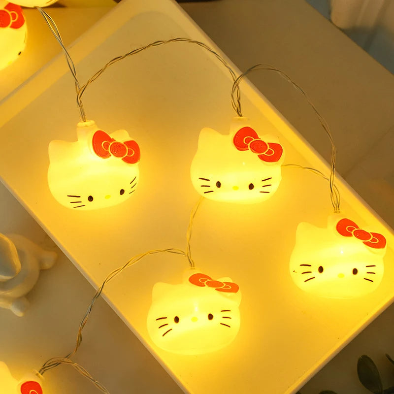 CADENA DE LUCES HELLO KITTY KAWAII