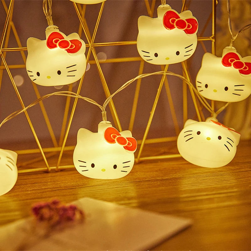 CADENA DE LUCES HELLO KITTY KAWAII