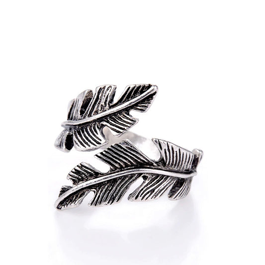 Anillo Plumas Vintage - ShoppBolivia