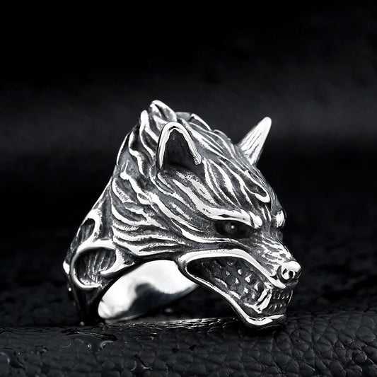 Anillo Wolf Vintage - ShoppBolivia