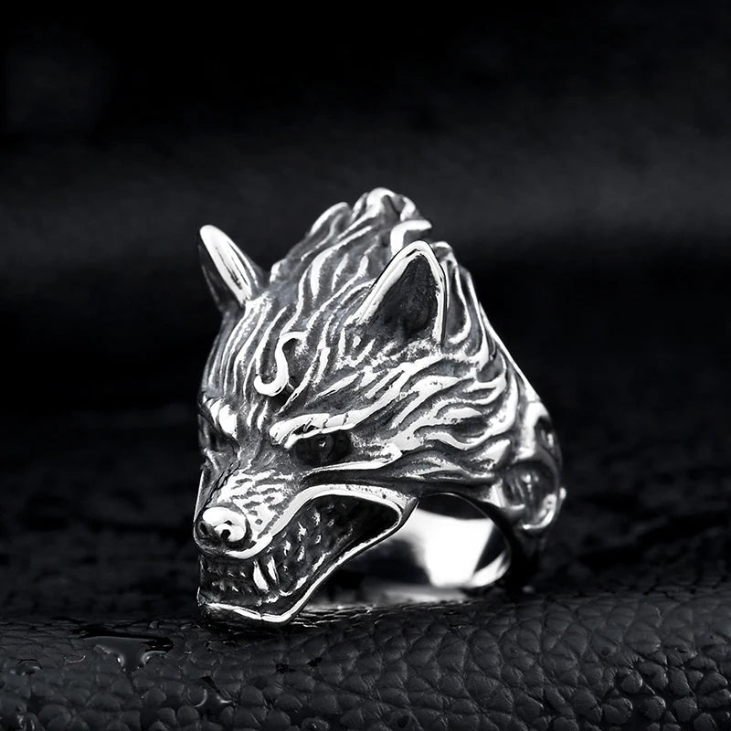 Anillo Wolf Vintage - ShoppBolivia