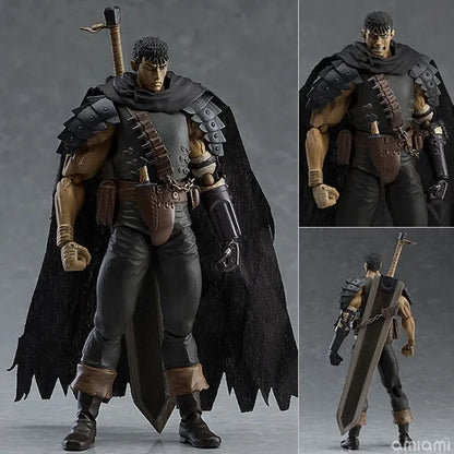 Berserk Guts espadachín negro Baserk Assembly 17cm