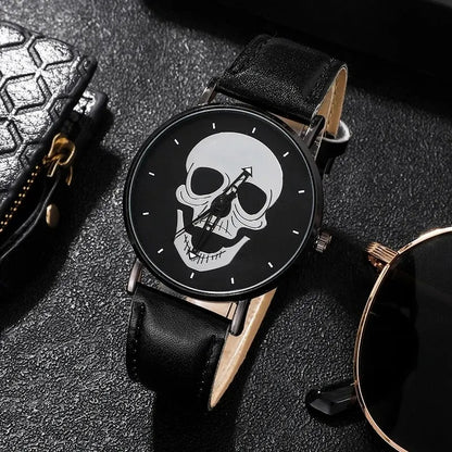 RELOJ CUARZO DE CALAVERA 4 PIEZAS