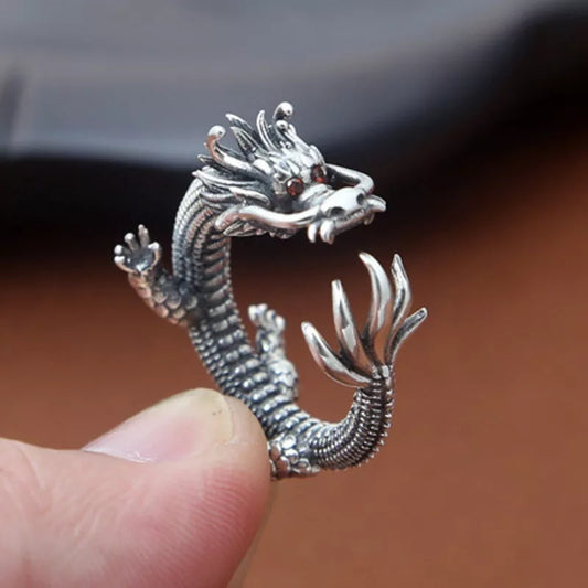 Anillo Dragon Redondo - ShoppBolivia