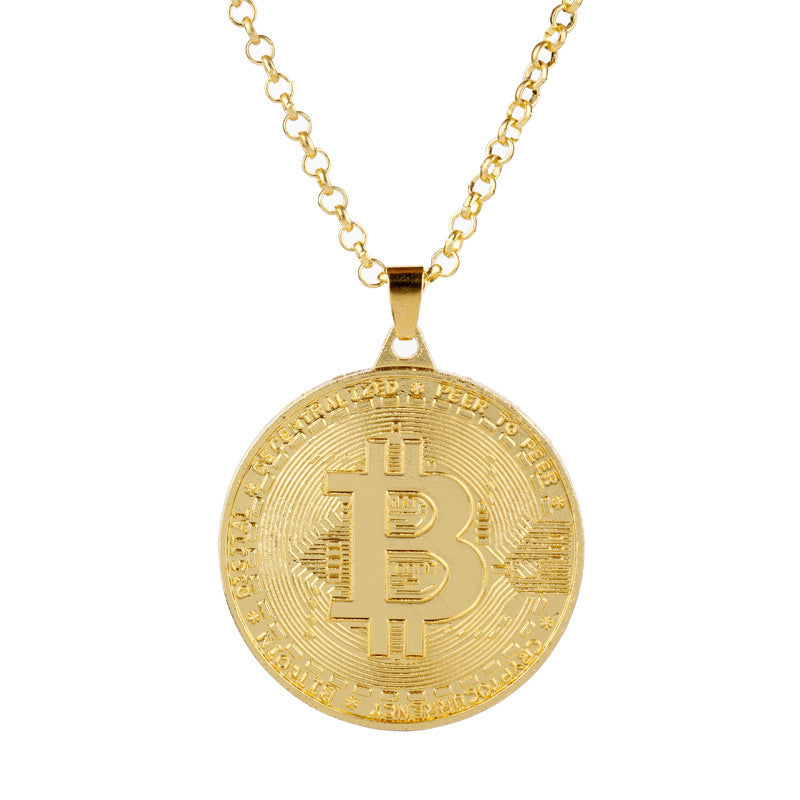 Collar Moneda Bitcoin - ShoppBolivia