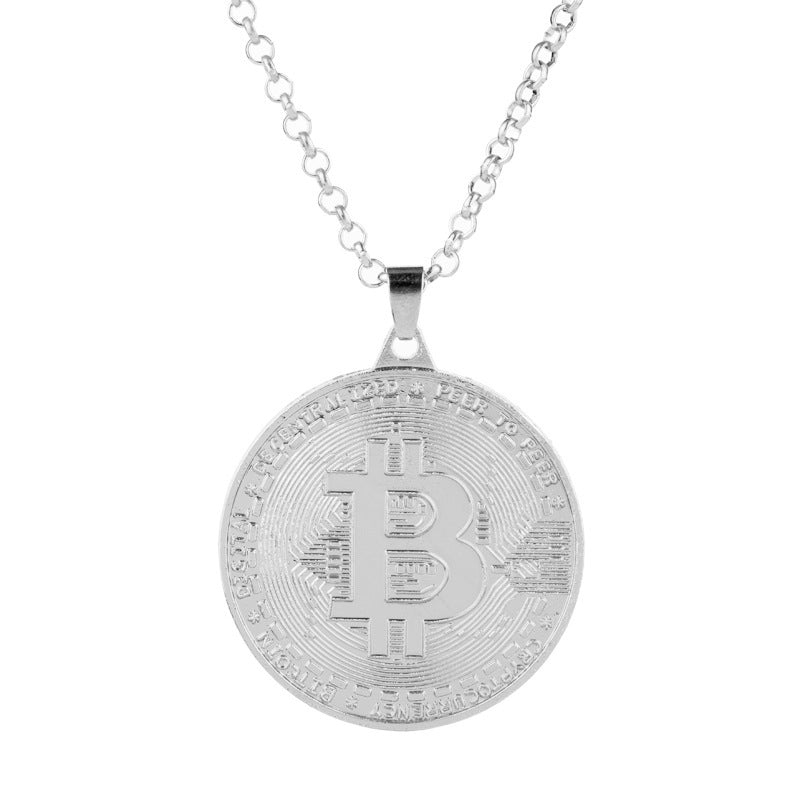 Collar Moneda Bitcoin - ShoppBolivia