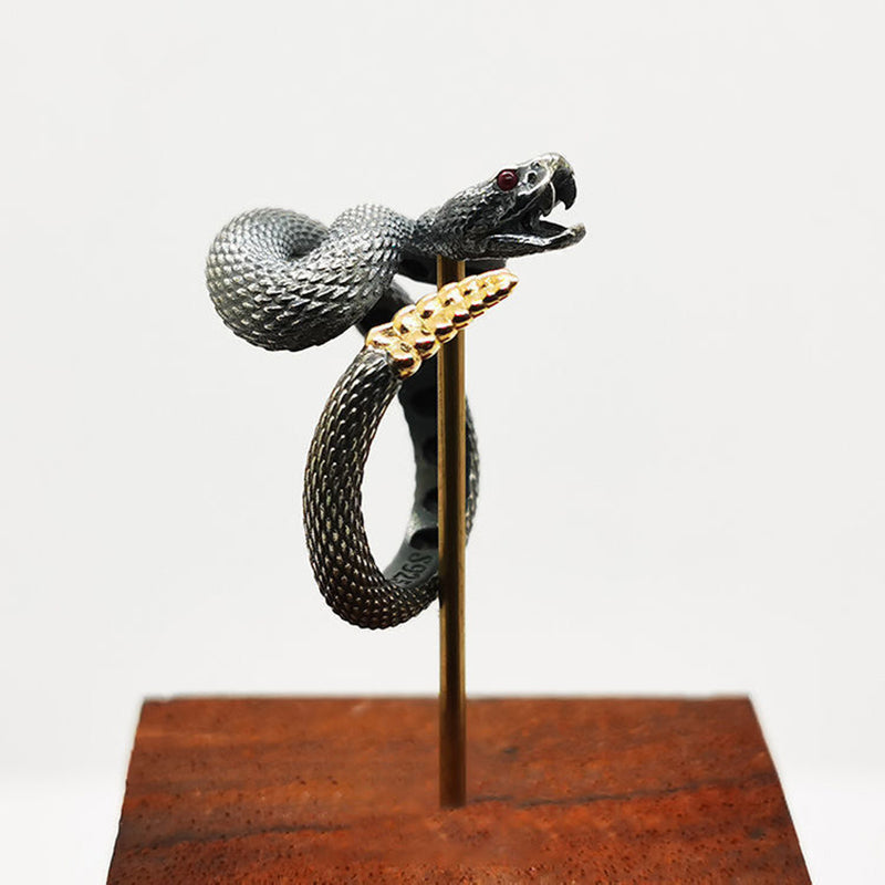 Anillo serpiente Cascabel - ShoppBolivia