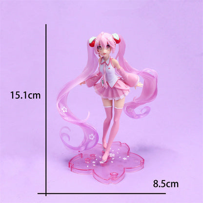 Figura Anime Hatsune Miku Pelo rosa - ShoppBolivia