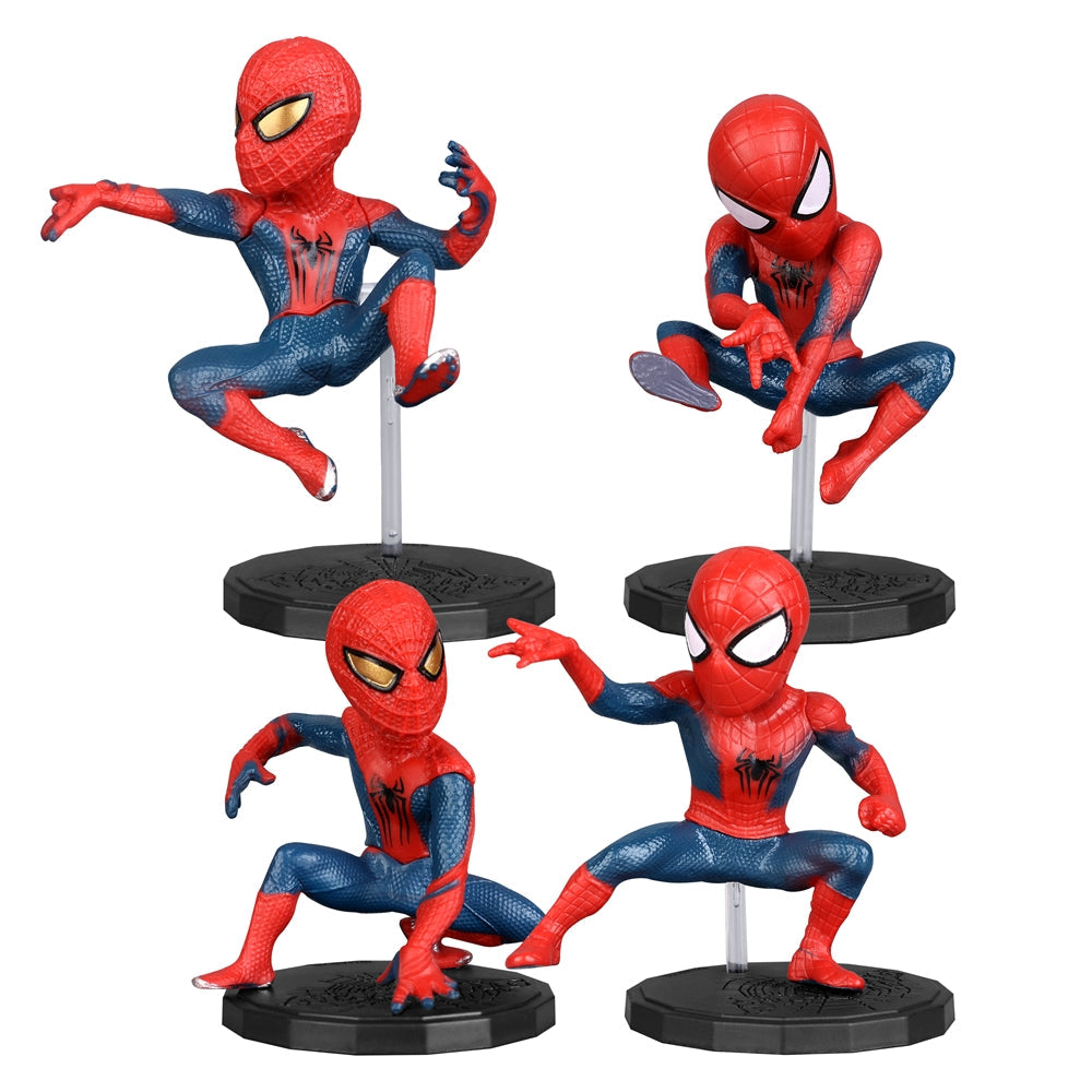 Figura Accion marvel spiderman set 4piezas - ShoppBolivia