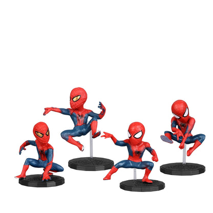 Figura Accion marvel spiderman set 4piezas - ShoppBolivia