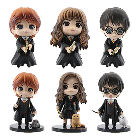 Figura Acción Harry Potter 6piezas 10cm - ShoppBolivia